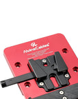 Alvins V Mount Battery Plate for DJI Ronin 4D, V Mount Plate with 6-pin 1B DC-in Out Put Battery Mounts Plate for Ronin 4D