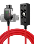 Alvin's Cables Smart D-tap Splitter Cable, Ultra Soft Smart Dtap Male to 4 Port Dtap Female Splitter Hub Power Cable for ARRI RED Teradek SmallHD SmallRig V-Mount|Gold-Mount Battery