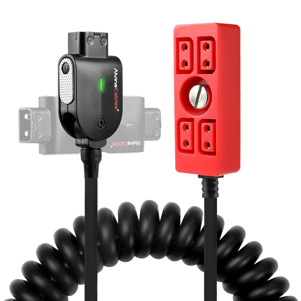 Alvin's Cables Smart D-tap Power Splitter Cable, Dtap Male to 4