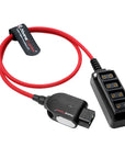 Alvin's Cables Smart D-tap Splitter Cable Ultra Soft Smart Dtap Male to 4 Port Dtap Female Power Supply for V-Mount Camera Battery P-tap Power Hub for ARRI RED Teradek SmallHD SmallRig