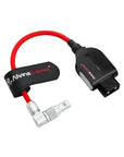 Alvin’s Cables Smart-Dtap to Rotatable Right Angled 0B 2 Pin Male for Blackmagic PYXIS| SmallRig, Ultra-Soft Red Cable, 10cm