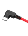 Alvin's Cables Braided USB-C Type-C to 2 Pin 12V Fast Charging Power Cable for Tilta|Teradek|SmallHD|Z-CAM|Blackmagic Pyxis 60cm|24inches, Black