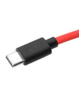 Alvin's Cables Braided USB-C Type-C to 2 Pin 12V Fast Charging Power Cable for Tilta|Teradek|SmallHD|Z-CAM|Blackmagic Pyxis 60cm|24inches, Black