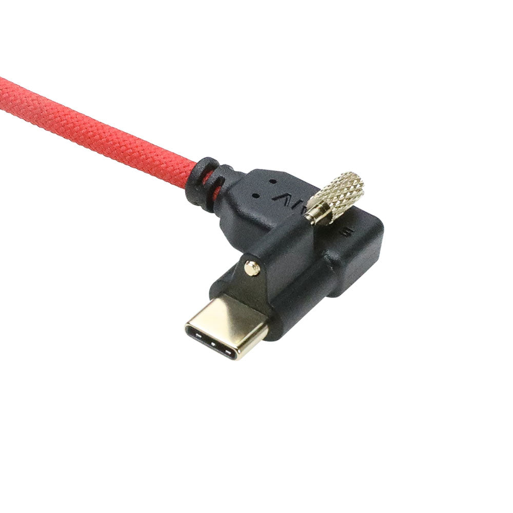 Alvin's Cables Locking USB-C to USB-C Power Cable Ultra-Flexible for Blackmagic Pyxis Monitor,URSA Cine EVF, USB-C 3.2 10Gbps Data Transfer Cable for Blackmagic Micro Studio 4K G2