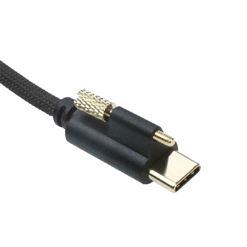 Alvin's Cables Ultra-Flexible Locking USB-C to USB-C Power Cable for Blackmagic Pyxis Monitor, URSA Cine EVF, USB-C 3.2 10Gbps Data Transfer Cable for Blackmagic Pyxis 6K or URSA Cine 12K