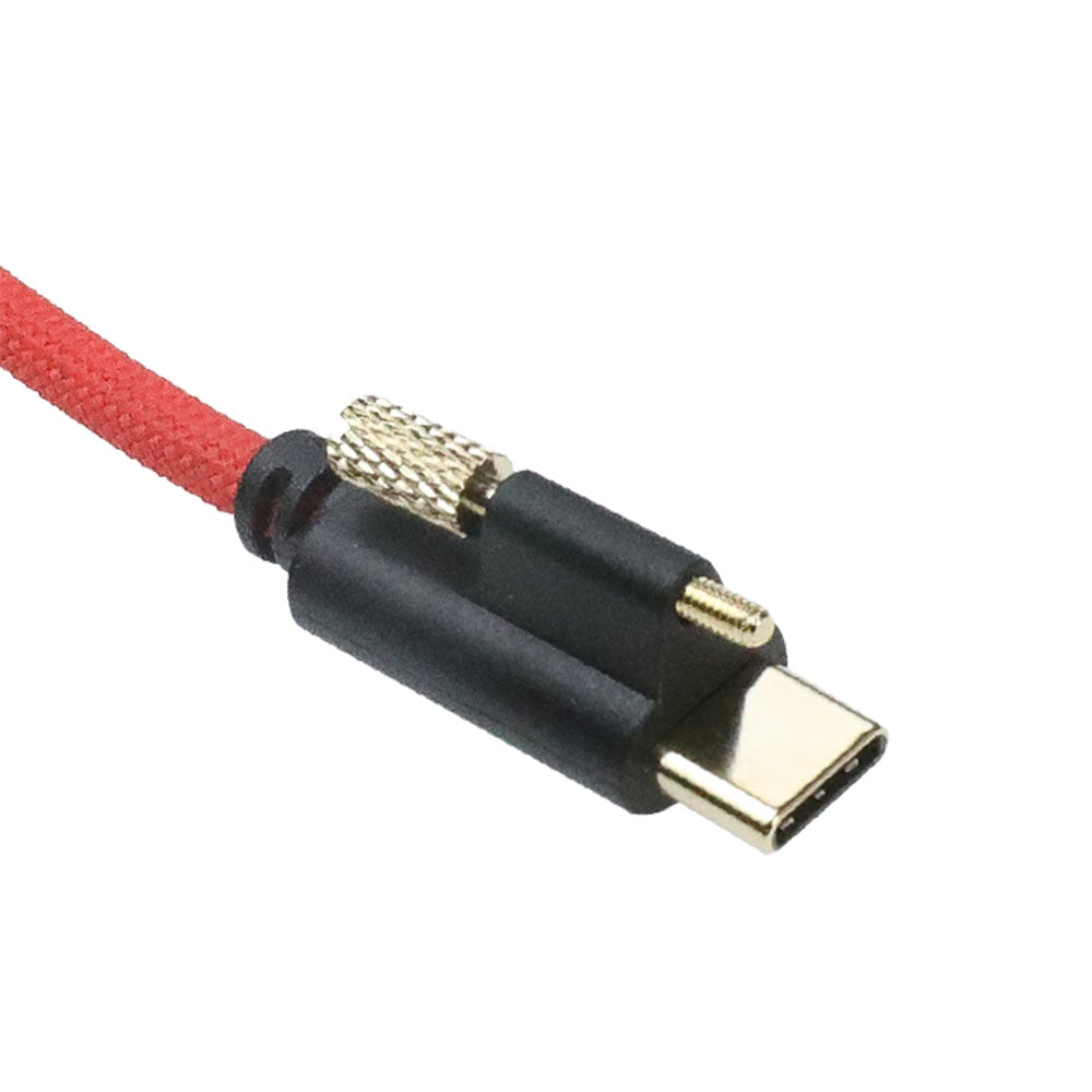 Alvin's Cables Ultra-Flexible Locking USB-C to USB-C Power Cable for Blackmagic Pyxis Monitor, URSA Cine EVF, USB-C 3.2 10Gbps Data Transfer Cable for Blackmagic Pyxis 6K or URSA Cine 12K