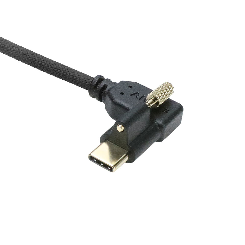 Alvin's Cables Locking USB-C to USB-C Power Cable Ultra-Flexible for Blackmagic Pyxis Monitor,URSA Cine EVF, USB-C 3.2 10Gbps Data Transfer Cable for Blackmagic Micro Studio 4K G2