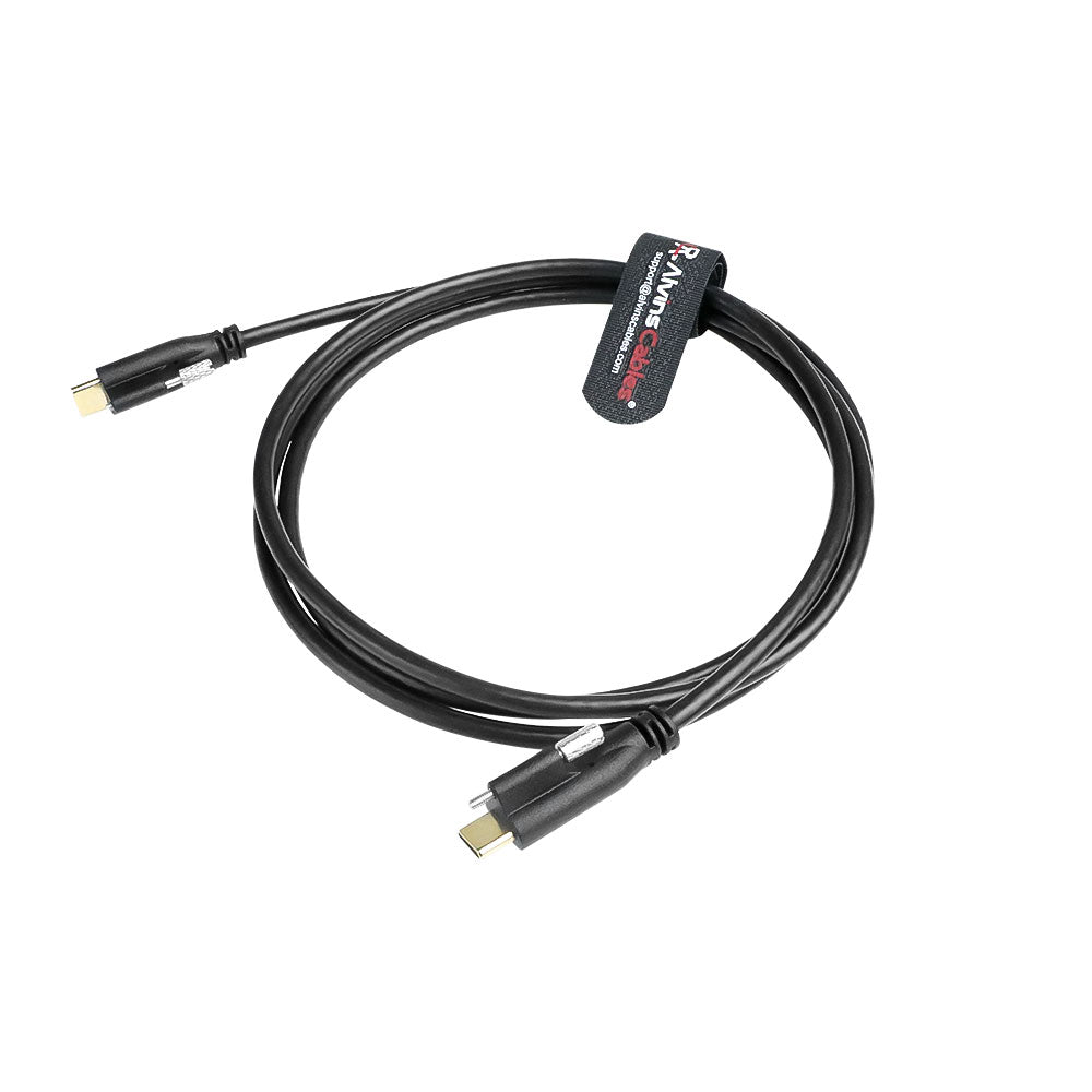 Alvin's Cables PYXIS Locking EVF and Monitor Cable for Blackmagic Pyxis Monitor Focus Zoom Control Lock USB-C to USB-C
