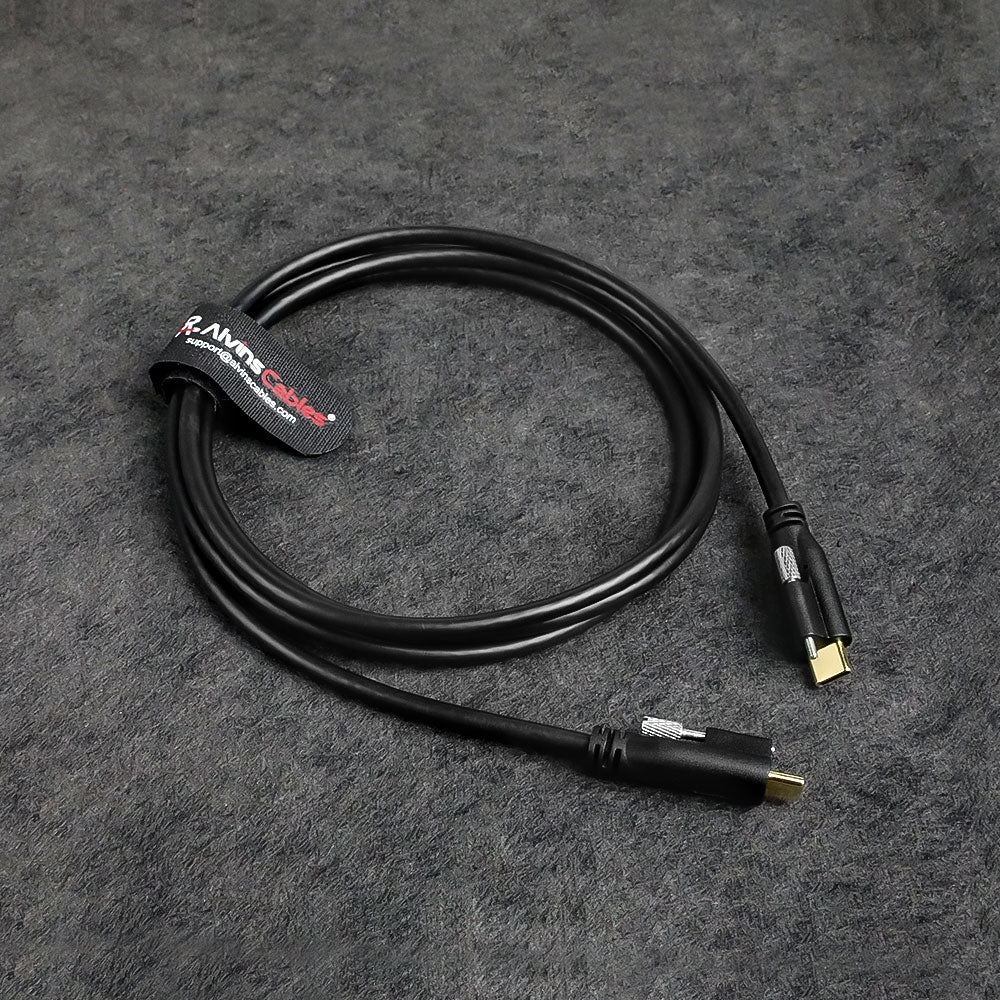 Alvin's Cables PYXIS Locking EVF and Monitor Cable for Blackmagic Pyxis Monitor Focus Zoom Control Lock USB-C to USB-C