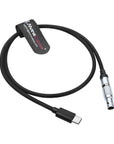 Alvin's Cables Braided USB-C Type-C to 2 Pin 12V Fast Charging Power Cable for Tilta|Teradek|SmallHD|Z-CAM|Blackmagic Pyxis
