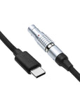 Alvin's Cables Braided USB-C Type-C to 2 Pin 12V Fast Charging Power Cable for Tilta|Teradek|SmallHD|Z-CAM|Blackmagic Pyxis