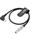 Alvin's Cables Braided USB-C Type-C to 2 Pin 12V Fast Charging Power Cable for Tilta|Teradek|SmallHD|Z-CAM|Blackmagic Pyxis