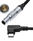 Alvin's Cables Braided USB-C Type-C to 2 Pin 12V Fast Charging Power Cable for Tilta|Teradek|SmallHD|Z-CAM|Blackmagic Pyxis
