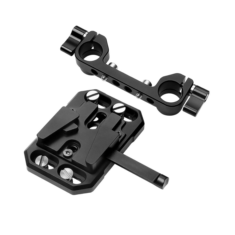 Alvin's Cables Adaptateur V-Mount Vers BP-U Pour Sony PXW-FX9 FX6 FS7 FS5 - Plaque Conversion Batterie