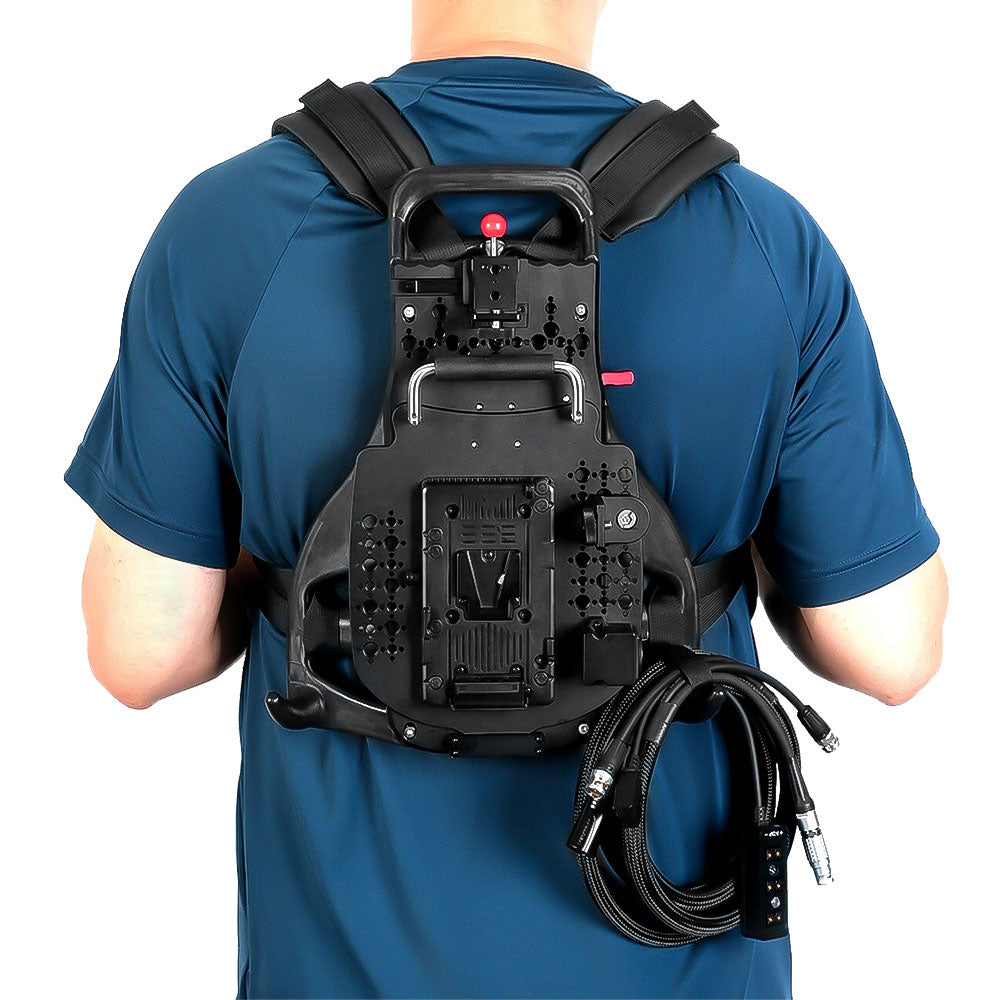 akaiv mini backpack Alvins V-Mount Battery Backpack Plate for ARRI Alexa Mini S35, Sony with XLR Power Output Handle Fixing Plate