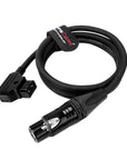 Alvin's Cables D-tap to XLR 3 Pin Female Power Cable for NEEWER FS150 FS150B FS230 FS230B LED Video Light 1M/3.3ft