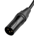 Alvin's Cables Mini XLR 3 Pin Male to XLR 3 Pin Female Audio Cable for Blackmagic Pocket Cinema Camera BMPCC 4K/6K, Video Assist 4K, Sharp 8K Cam, Ultra Soft