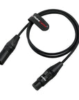 Alvin's Cables XLR 3 Pin Male to XLR 4 Pin Female Power Cable for Sony Venice F55 SXS, for Canon C400, Blackmagic URSA Mini Pro, 1m| 3.3ft