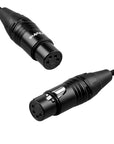 Alvin's Cables XLR 3 Pin Male to XLR 4 Pin Female Power Cable for Sony Venice F55 SXS, for Canon C400, Blackmagic URSA Mini Pro, 1m| 3.3ft