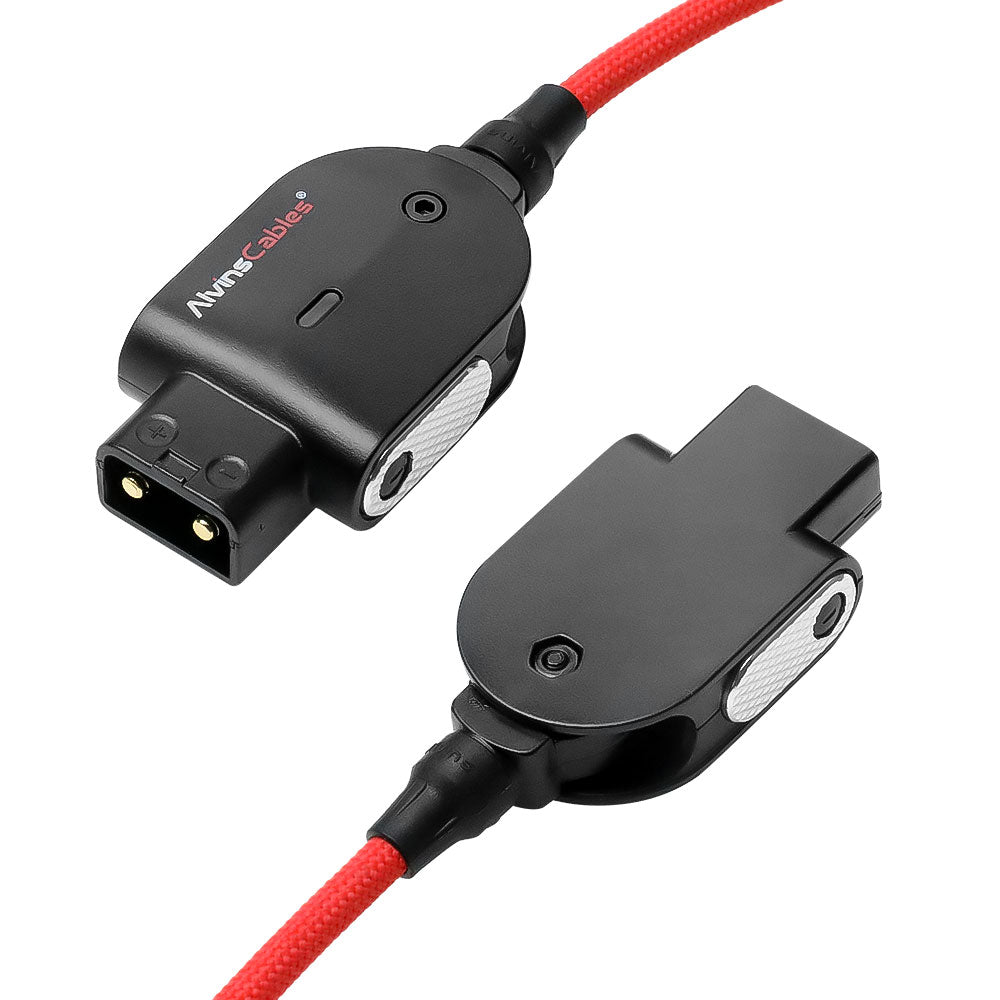 Alvin's Cables Alvins Smart D-Tap to XLR 4 Pin Female Braided Power Cable for Sony VeniceF55|SXS, for Blackmagic URSA Mini Pro, Tvlogic Monitor, Ultra Flexible, 1M|39.4inches