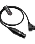 Alvin's Cables XLR 4 Pin Female to D Tap Power Cable for Sony Venice F55 SXS Camera for Practilite 602 DSLR Camcorder