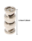 Alvin's Cables BNC Male to Male Coaxial Coupler Straight Adapter Connector for RG59 Cable