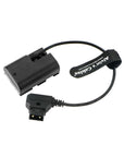 Alvin’s Cables E6NH Dummy Battery to D-Tap Power Cable for Canon-R5C Camera 30CM|12Inches