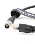 Alvin's Cables M12 8 Pin X Code to RJ45 for Ethernet Cable for Cognex in Sight 8400 Series CCB-84901-2001-01 IP67 Waterproof Shielded Cord