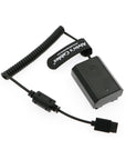 Alvin’s Cables NP-FZ100 Dummy Battery to Ronin S Gimbal Power Coiled Cable for Sony Alpha A9II A9 A7RIV A7RIII A7III A7SIII A6600 Camera