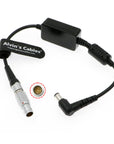 Alvin's Cables Power Cable for Sony FX6|FX9 from DJI Ronin 2 Gimbal Stabilizer 6 Pin Male to DC Right Angle 30CM| 12 inches