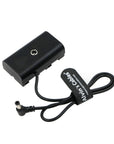 Alvin's Cables NP-F550 Dummy Battery to DC Right Angle Power Cable for Atomos Ninja V | Shinobi | SmallHD | Feelworld Monitor for Sony NP-F550| F770 F970 Dummy Battery