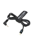 Alvin's Cables BMPCC DC 2.5 * 0.7mm Right Angle to USB-C Type-C PD Power Cable for Blackmagic Design Pocket Cinema Camera 60CM| 23.6 inches