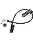 Alvin’s Cables Power Cable for Tilta Nucleus-M Motor Rotatable Right Angle 7 Pin Male to D-tap Power Cable 35CM| 13.8inches