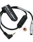 Alvin's Cables Nucleus-Nano Motor Run Stop Cable for Tilta for Arri Alexa LF| SXT| Amira| XT Cameras Fischer 3 Pin to Right Angle 2.5mm LANC RS Cable 40cm| 15.7inches