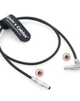 Alvin's Cables 00B 5 Pin Male Audio Cable for RED V-Raptor| RED Komodo-X Replacement Cable for RED DSMC3 5-Pin to Dual XLR Adapter Straight to Right Angle 55cm|21.7inches
