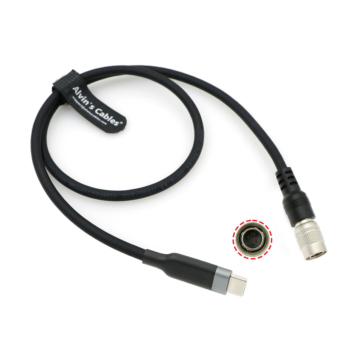 HangTon PowerBank 5V 2A USB to Hirose 4 Pin Male 12V DC