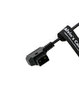 Alvin’s Cables D-tap to DC Power Cable for Sony FX6 FX9 Camera Right Angle DC to D-tap 19.5V Regulated Output Cable 50cm|19.7inches