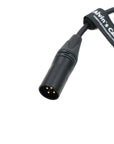 Alvin's Cables XLR 4 Pin Male to D-tap Female Power Cable Conversion Cable for Gold Mount V-Mount Battery 1M/39.4inches