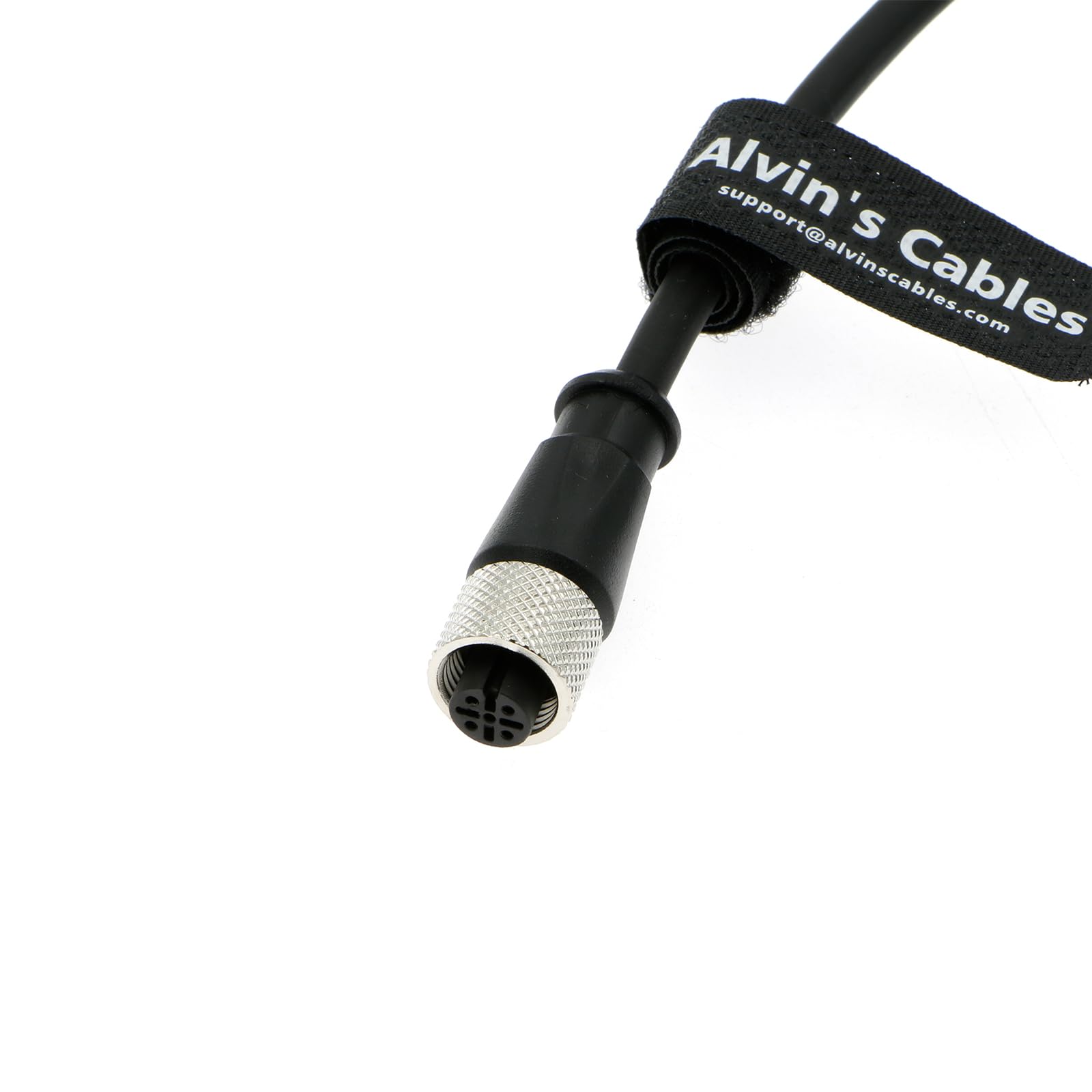 Alvin's Cables M12 A-Code 5 Pin Male to Female Aviation Sensor Connector Industrial Shielded Cable for Sensor Devices| Network 2M/6.5Ft