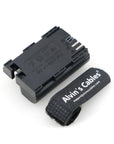 Alvin's Cables LP-E6 Dummy Battery with PD Type-C Power Cable LP-E6 Battery Replacement Cable for Canon EOS 80D 70D 60D 6D 7D2 7D 5DSR 6D2 5D Mark II III IV Cameras