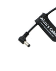 Alvin's Cables NP-F550 Dummy Battery to DC Right Angle Power Cable for Atomos Ninja V | Shinobi | SmallHD | Feelworld Monitor for Sony NP-F550| F770 F970 Dummy Battery