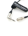 Alvin's Cables Tentacle Sync Ultra-Thin Timecode Cable 3.5mm TRS Right Angle to DIN 1.0/2.3 for Canon EOS R5C 30cm|12inches