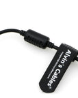 Alvin’s Cables D-tap to DC Power Cable for Sony FX6 FX9 Camera Right Angle DC to D-tap 19.5V Regulated Output Cable 50cm|19.7inches