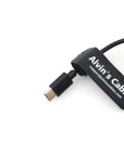 Alvin’s Cables NP-FW50 Dummy Battery to USB-C Type-C PD QC Power Cable for Sony A6000|A6500|A6300|A7R|A7| A33|A35|A37|A55|A7S Cameras