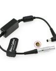 Alvin's Cables Power Cable for Sony FX6|FX9 from DJI Ronin 2 Gimbal Stabilizer 6 Pin Male to DC Right Angle 30CM| 12 inches