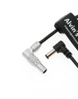 Alvin's Cables Power Cable for Zacuto Kameleon EVF DC Male to Adjustable Right-Angle 4-Pin Male 45cm|18inches