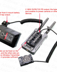 Alvin’s Cables D-tap to Dual-Sided NP-F Dummy Battery Power Adapter Cable for Atomos| SmallHD| Feelworld Monitor, Replacement for Sony NP-F550| F570| F770| F970 Battery