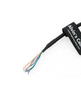 Alvin's Cables Hirose 8 Pin Female HR25-7TP-8S Right Angle to Open End High Flex Cable for IDS, DAHENG Imaging, Allied Vision GigE Industrial Cameras 5m| 16.4ft