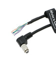 Alvin's Cables Hirose 8 Pin Female HR25-7TP-8S Right Angle to Open End High Flex Cable for IDS, DAHENG Imaging, Allied Vision GigE Industrial Cameras 5m| 16.4ft
