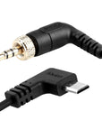 Alvin’s Cables Tentacle Timecode Cable for Sony FX3| FX30| A7S3| A1 Camera, Locking 3.5mm TRS to Micro USB Cable for Deity TC-1, Tentacle Track-E Sync-E Timecode Generator 35cm| 13.8in